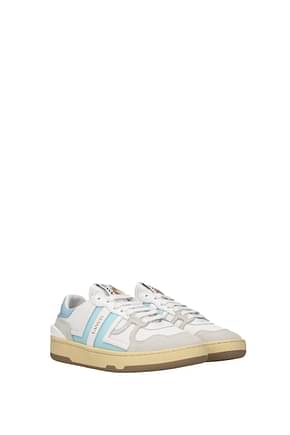 Lanvin Sneakers clay Women Fabric  White Sky