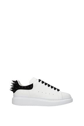 Alexander McQueen Sneakers Hombre Piel Blanco Negro