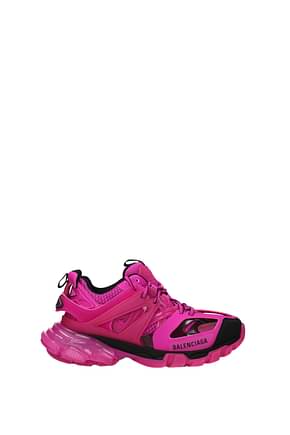 Balenciaga Sneakers track Women Fabric  Fuchsia Dark Pink