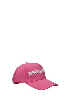 Dsquared2 Hats Women Cotton Pink