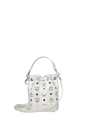 MCM Handbags Women Leather White Optic White