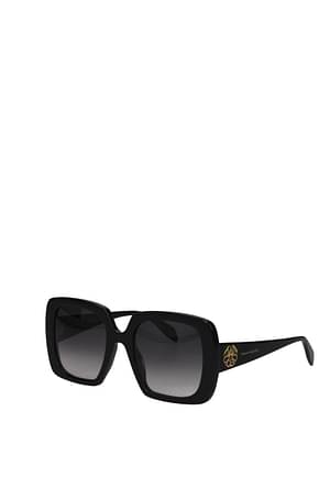 Alexander McQueen Sunglasses Women Acetate Black