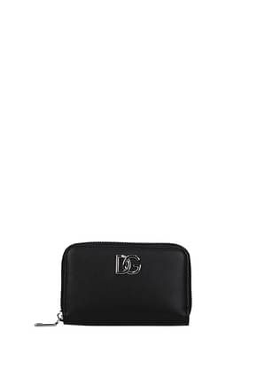 Dolce&Gabbana Wallets Men Leather Black