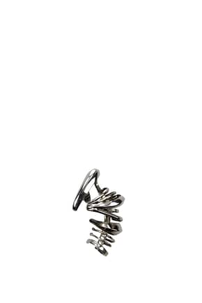 Alexander McQueen Pendientes earring Mujer Metal Plata