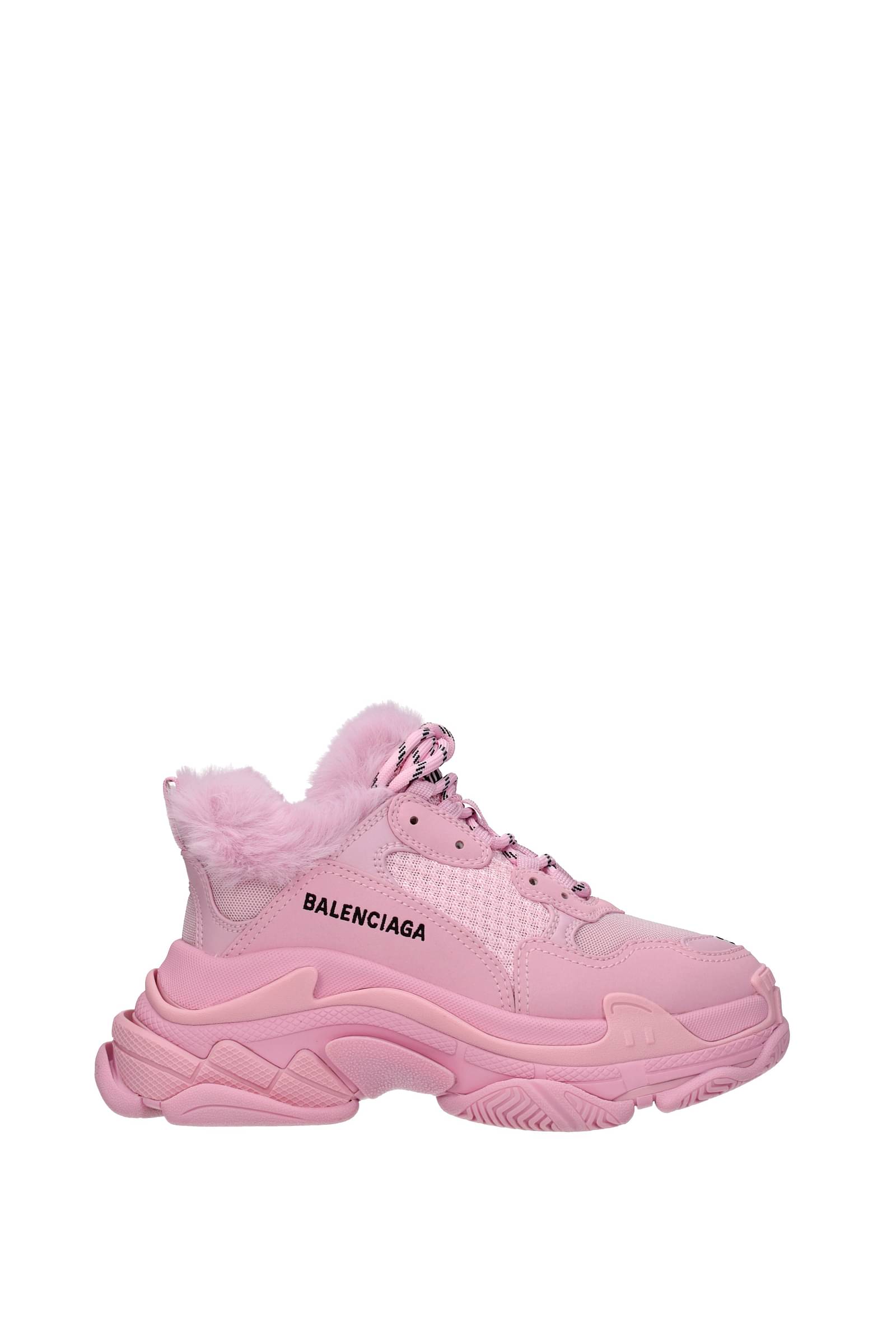 BALENCIAGA TRIPLE S CLEAR SOLE IN PINK SoHo Sneaker