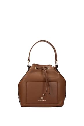 Michael Kors Handbags smith Women Leather Brown Luggage