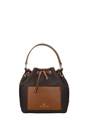 Michael Kors Handbags smith Women Leather Brown Acorn