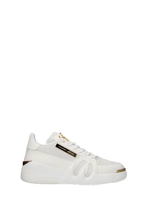 Giuseppe Zanotti Sneakers talon Men Leather White Off White