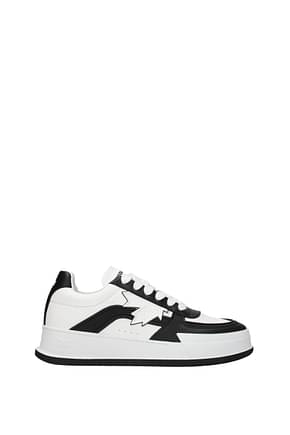 Dsquared2 Sneakers canadian Hombre Piel Blanco Negro
