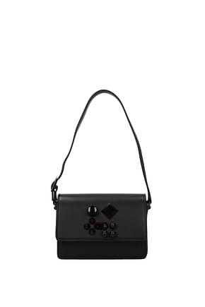 Louboutin Shoulder bags carasky Women Leather Black