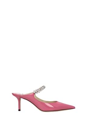 Jimmy Choo Sandals bing Women Patent Leather Pink Candy Pink