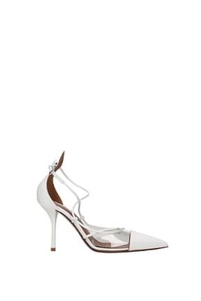 Alaia Sandals Women Patent Leather White