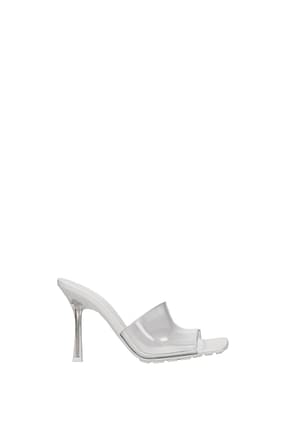 Bottega Veneta Sandals Women Rubber White Transparent