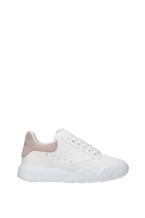 Alexander McQueen Sneakers new court Women Leather White Lotus
