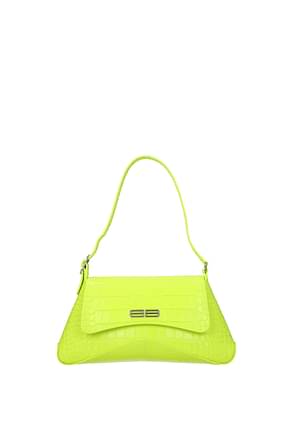 Balenciaga Shoulder bags xx flap Women Leather Yellow Fluo Yellow