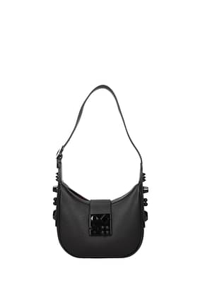 Louboutin Shoulder bags carasky Women Leather Black
