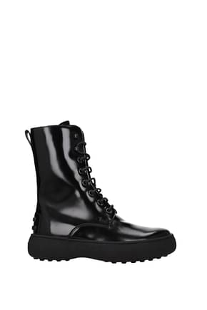 Tod's Ankle boots Men Leather Black