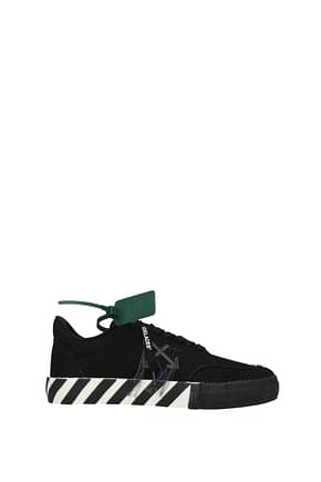 Off-White Sneakers low vulcanized Hombre Tejido Negro