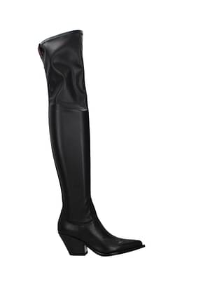 Sonora Boots villa hermosa Women Leather Black