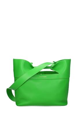 Alexander McQueen Handbags the bow Women Leather Green Grass