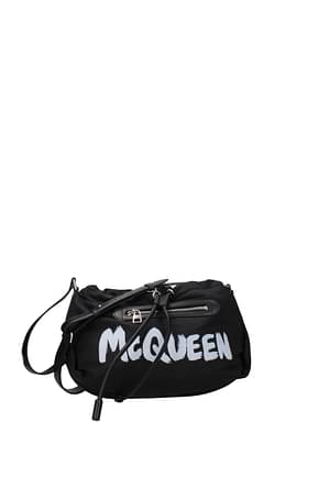 Alexander McQueen कंधे पर आड़ा पहने जाने वाला बस्ता the ball bundle महिलाओं कपड़ा काली