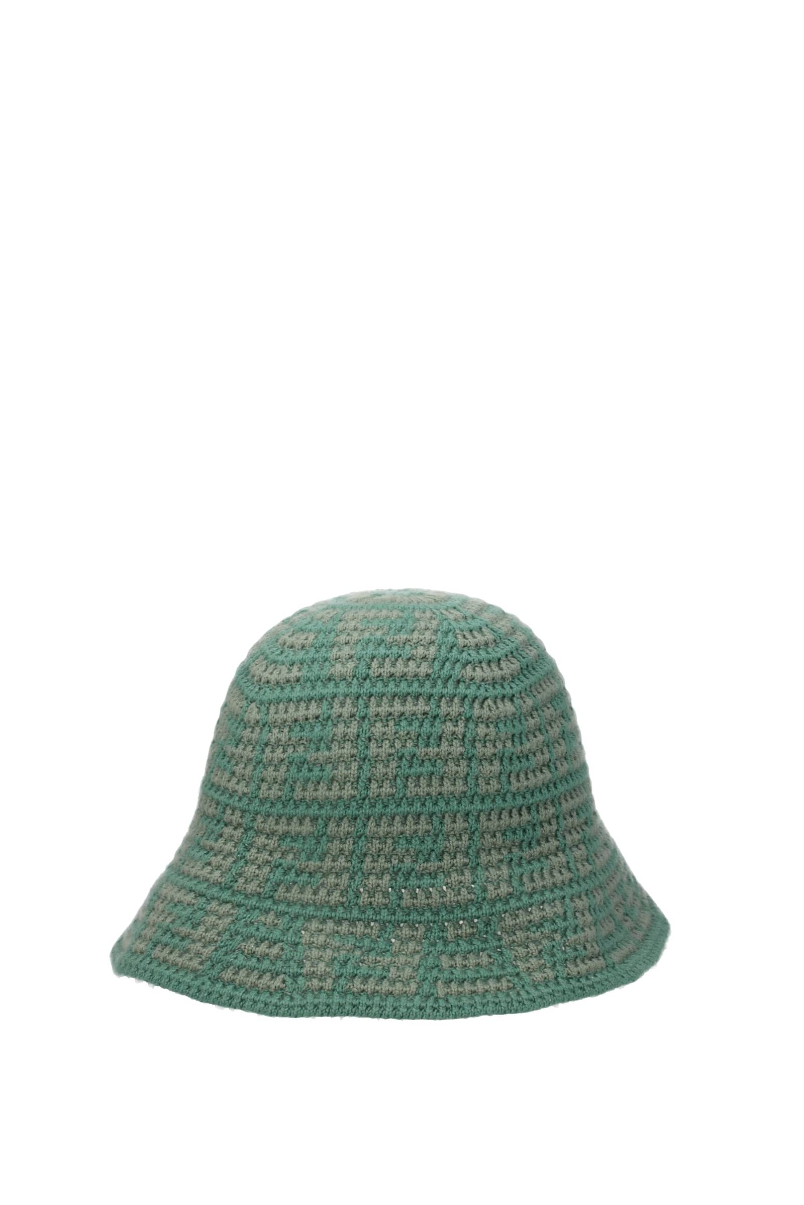Fendi 帽子女士FXQ922ALSQF0QC3 羊毛衫绿色薄荷色306,8€
