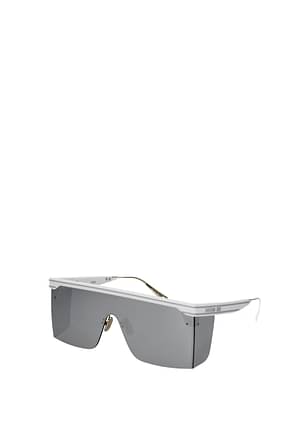 Christian Dior نظارة شمسيه نساء خلات أبيض رمادي