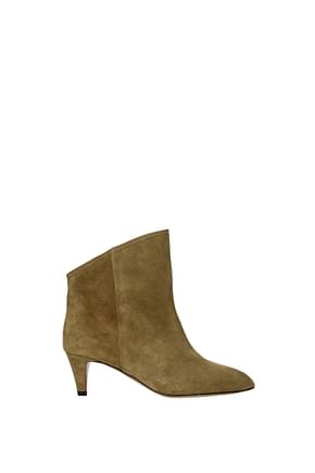 Isabel Marant Ankle boots dripi Women Suede Beige Taupe