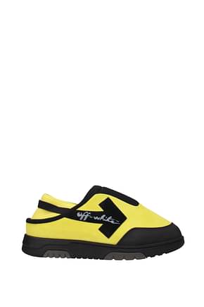Off-White Sneakers out of office Men Suede Yellow
