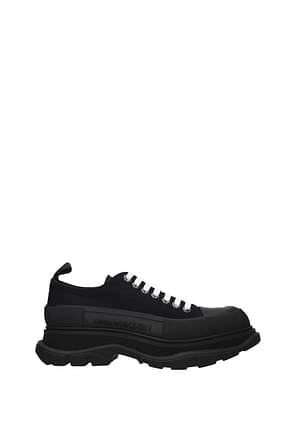 Alexander McQueen أحذية رياضية tread slick رجال قماش أسود