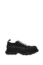 Alexander McQueen أحذية رياضية tread slick رجال قماش أسود