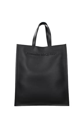 Alexander McQueen Handbags Men Leather Black