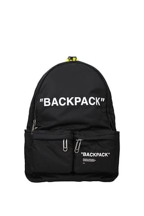 Off-White Backpack and bumbags Men Nylon Black White