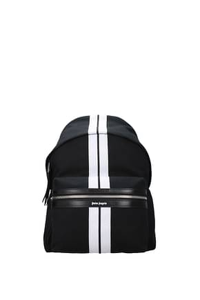 Palm Angels Backpack and bumbags venice Men Cotton Black White