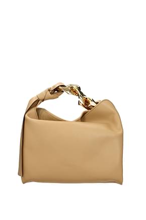 Jw Anderson Handbags Women Leather Beige Light Beige