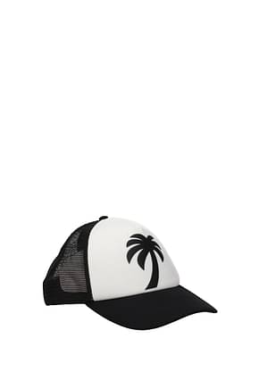 Palm Angels القبعات نساء قطن أسود أسود