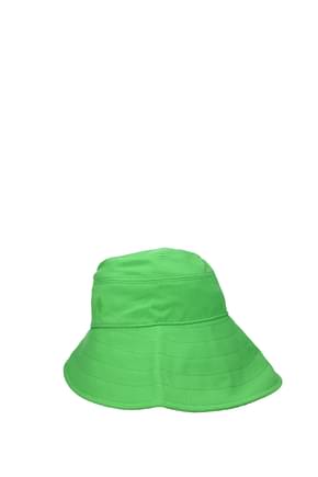 The Attico Hats dylan Women Cotton Green