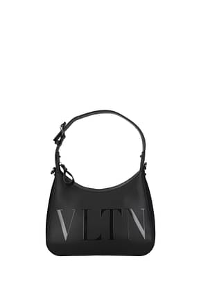 Valentino Garavani Shoulder bags Women Leather Black Black