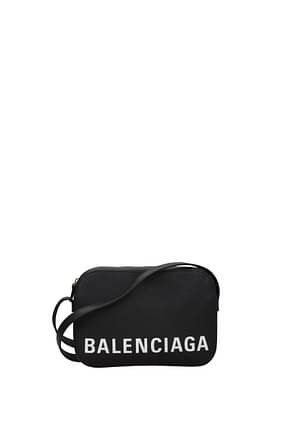 Balenciaga Crossbody Bag Women Leather Black
