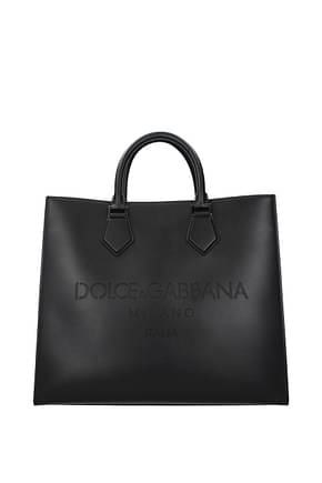 Dolce&Gabbana Handbags edge Men Leather Black