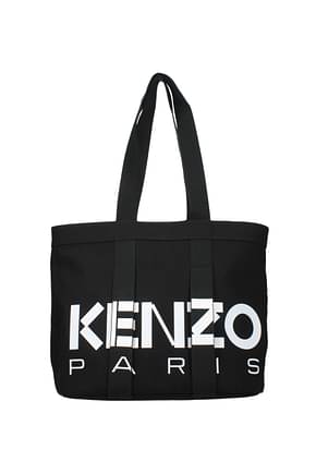 Kenzo Shoulder bags Men Fabric  Black White