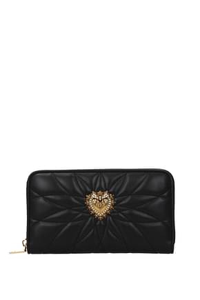 Dolce&Gabbana お財布 devotion 女性 皮革 黒