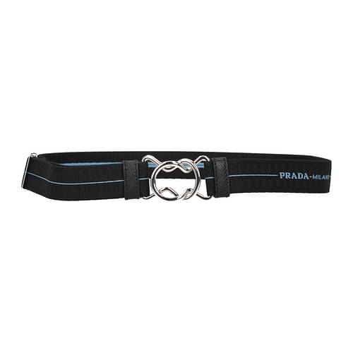 Prada Thin belts Women 1CN0292B2O01F0002 Elastic Black Sky 78,75€