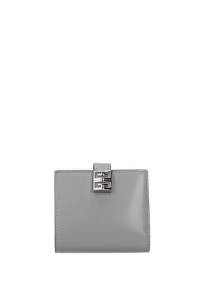 Givenchy Wallets 4g Women Leather Gray