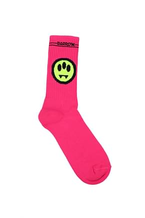 Barrow Socks Men Cotton Pink Fluo Pink