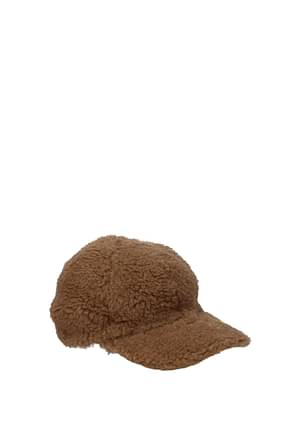 Max Mara Hats gimmy1 Women Camel Beige Camel