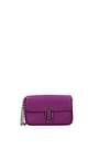 Marc Jacobs Crossbody Bag 3 ways to wear Women Leather Violet Light Violet