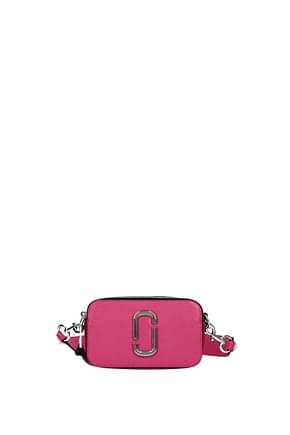 Marc Jacobs कंधे पर डालने वाले बैग महिलाओं चमड़ा गुलाबी मैजेंटा