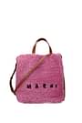 Marni Handbags museo soft Women Leather Pink Leather