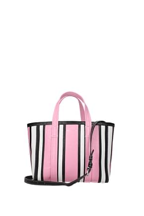 Balenciaga Handbags Women Leather Pink Black